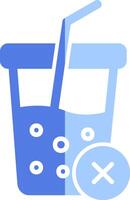 No Soft Drink Vector Icon