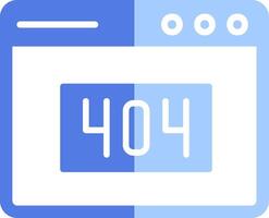 404 Error Vector Icon