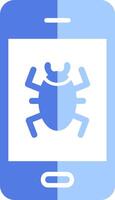 Mobile Virus Vector Icon