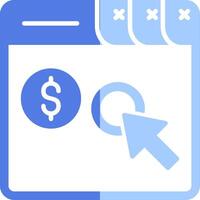 Pay Per Click Vector Icon