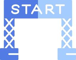 Start Line Vector Icon