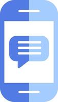 Phone Message Vector Icon