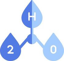 H2o Vector Icon