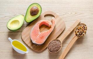 Food with unsaturated fats photo