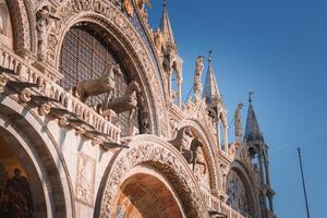 San Marco Building in Venice, Italy - Ornate Architecture and Historical Landmark photo