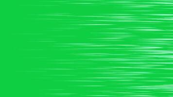 Side speed motion abstract horizontal lines moving fast animation on green screen background video