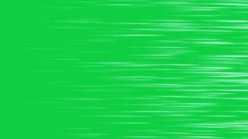 Side speed motion abstract horizontal lines moving fast animation on green screen background video