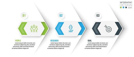 Timeline chart business infographic template. vector