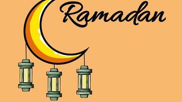 geanimeerd arabesk achtergrond voor religieus groeten net zo Ramadan, hadj, eid en gemeenschappelijk Islamitisch doeleinden video