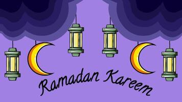 Animated arabesque background for religious greetings as ramadan, Hajj, Eid and common Islamic purposes video