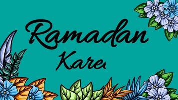 Animated arabesque background for religious greetings as ramadan, Hajj, Eid  and common Islamic purposes video