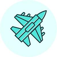 Jet Fighter Vector Icon