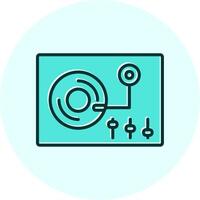 Turntable Vector Icon