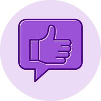 Thumbs Up Vector Icon