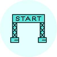 Start Line Vector Icon