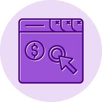 Pay Per Click Vector Icon