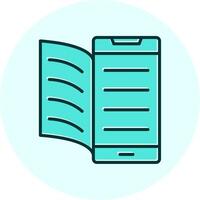 Digital Book Vector Icon