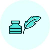 Quill And Ink Vector Icon