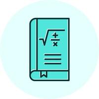 Maths Book Vector Icon