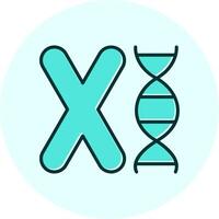 Chromosome Vector Icon