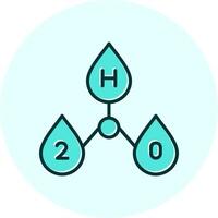 H2o Vector Icon