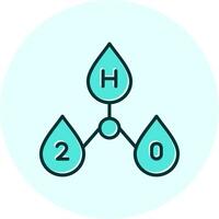 H2o Vector Icon