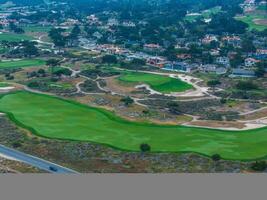 Aerial view of the gold court in California. photo