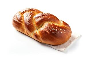 AI generated pretzel bread closeup photo