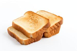 AI generated Toast bread closeup photo