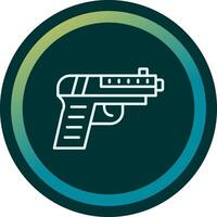 icono de vector de pistola