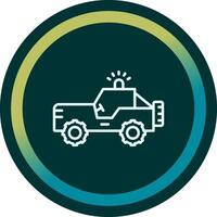 Military Jeep Vector Icon