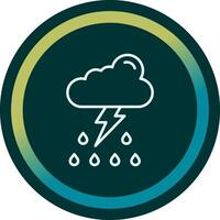 Thunder storm Vector Icon