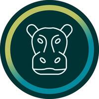 Hippopotamus Vector Icon