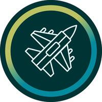 Jet Fighter Vector Icon