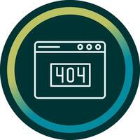 404 Error Vector Icon