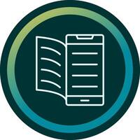 Digital Book Vector Icon