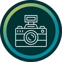 icono de vector de cámara de fotos