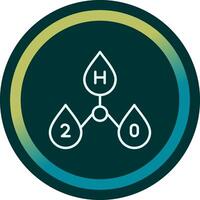 H2o Vector Icon