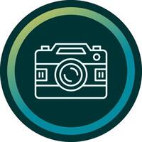 icono de vector de cámara de fotos