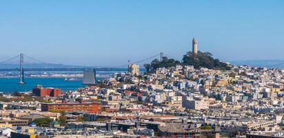 Aerial shots over San Francisco, California photo