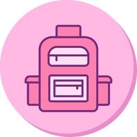 University Bag Vector Icon