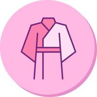 kimono vector icono