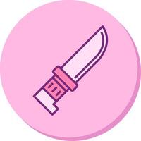 icono de vector de cuchillo