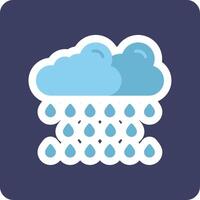 icono de vector de lluvia