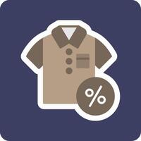 Discounted Tshirt Vector Icon