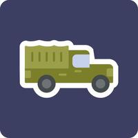 Military Truck Vector Icon