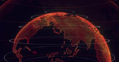 travolgente digitale regno con ipnotizzante astratto sfondo e sbalorditivo 3d animazione di interconnesso vivace digitale mondo. Perfetto per aggiungendo profondità e raffinatezza per progetti. video