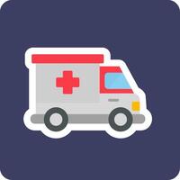 Ambulance Vector Icon