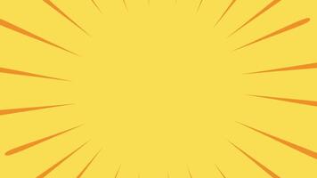 Sun burst or sun rays looping animation background video. color background. video