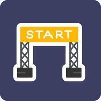 Start Line Vector Icon